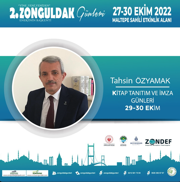 Zonguldak Tanıtım Etkinlikleri 27-30 Ekim 2022 İmza Günü